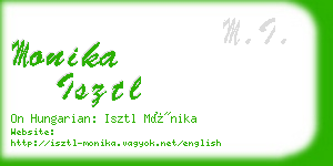 monika isztl business card